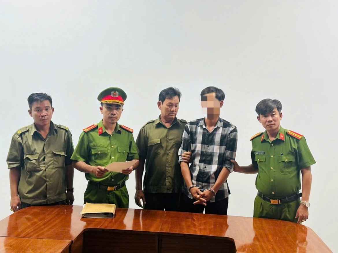 bat giam bi can trong vu co y gay thuong tich tai lam Dong hinh anh 1