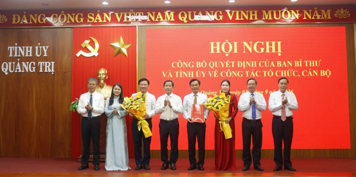 quang tri cong bo quyet dinh cua ban bi thu ve cong tac can bo hinh anh 3