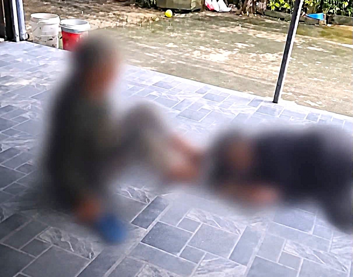 cong an xac minh clip cu ba o nghe an bi chong danh dap hinh anh 1