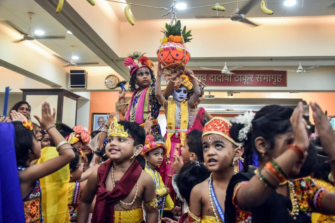 Doc dao le hoi mung ngay sinh than krishna tai An Do hinh anh 7
