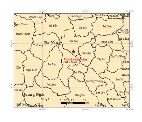 lien tiep xay ra 4 tran dong dat tai quang ngai va Da nang hinh anh 1