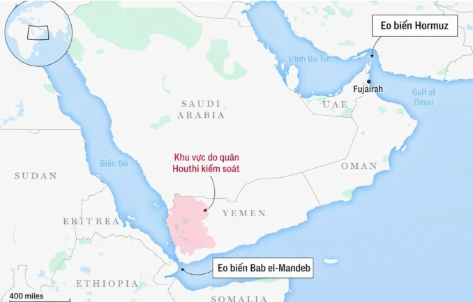 israel lo ngai houthi bien bab al-mandab thanh don bay chien luoc hinh anh 1