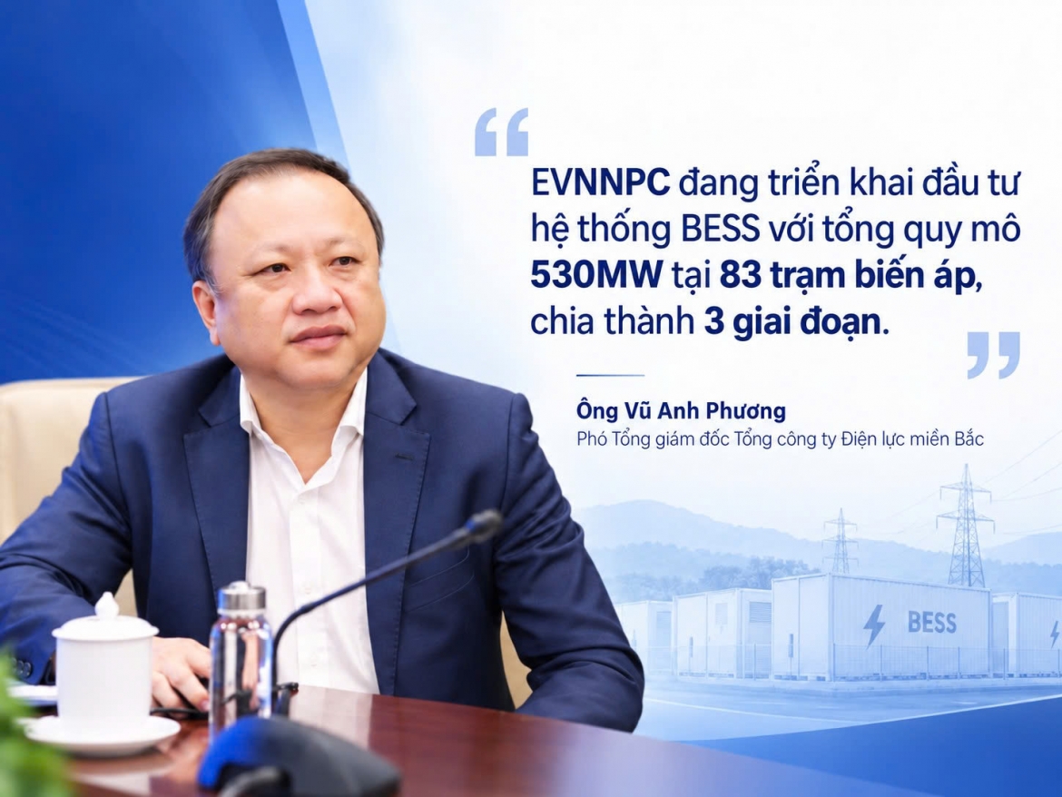EVNNPC làm chủ công nghệ pin lưu trữ năng lượng BESS trên lưới điện miền Bắc