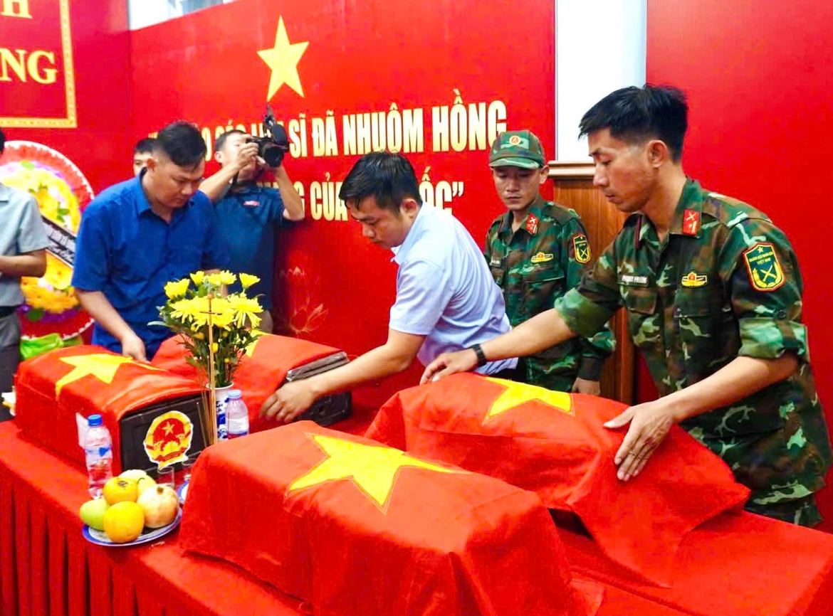 quang ngai vua phat hien them 3 hai cot liet si tai xa Dang thuy tram hinh anh 3