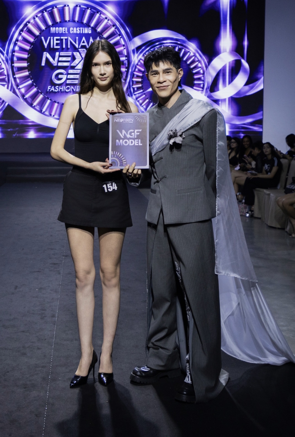 em gai Dang van lam va thi sinh cao gan 2m gay chu y khi casting thoi trang hinh anh 1