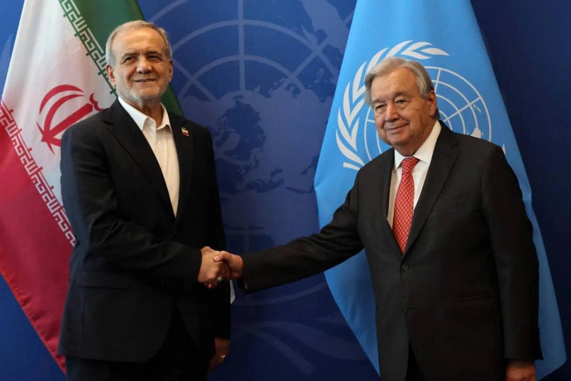 tong thu ky lien hop quoc antonio guterres thao luan voi tong thong iran hinh anh 1