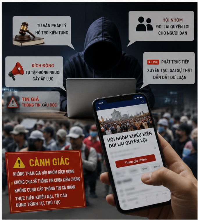 canh bao chieu muon danh ho tro phap ly de kich dong, loi keo nguoi dan hinh anh 1