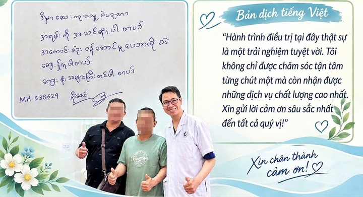 du khach myanmar viet thu cam on bac si viet nam cuu khoi an tu hinh anh 1