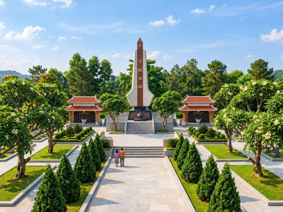 Thái Nguyên tu bổ Nghĩa trang liệt sĩ Dốc Lim
