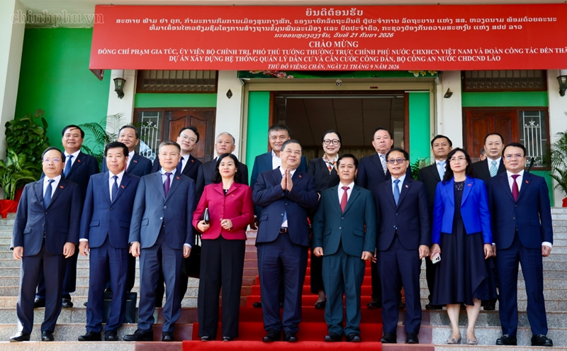pho thu tuong thuong truc tham cac cong trinh hop tac huu nghi viet nam - lao hinh anh 1