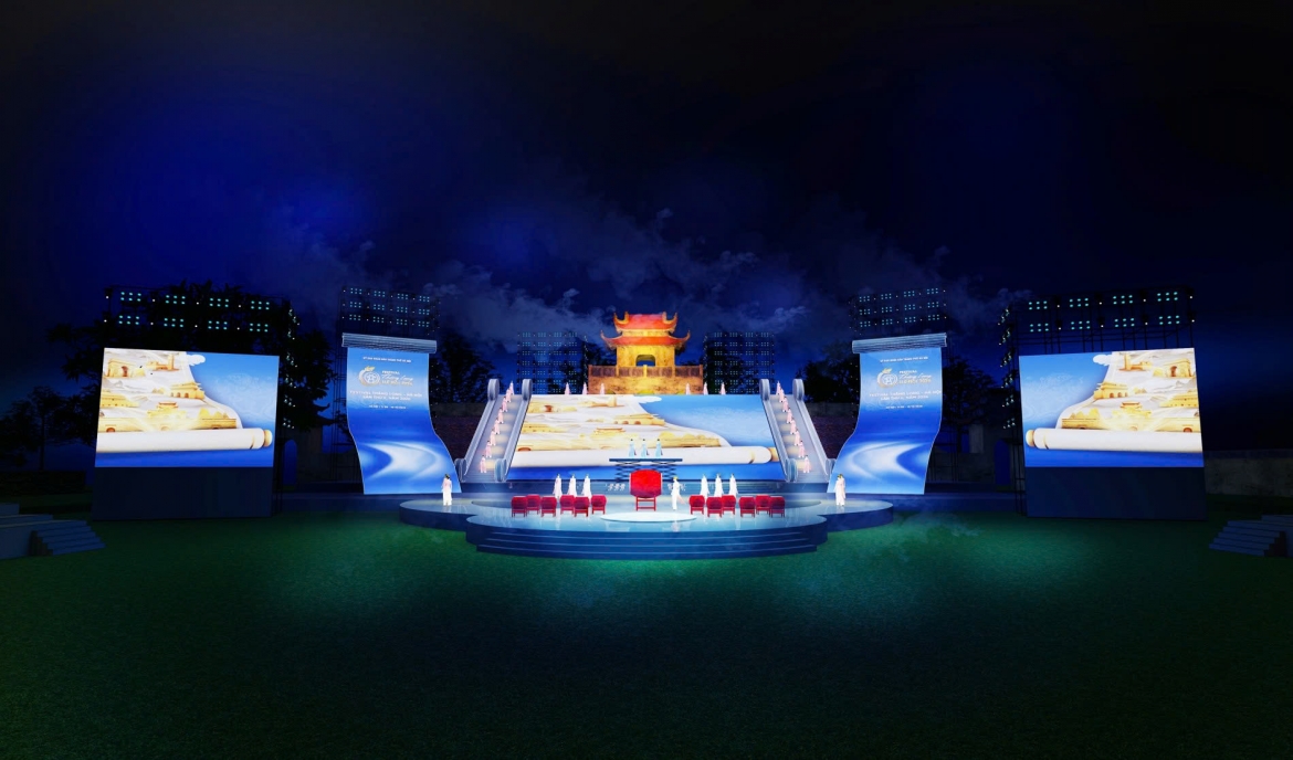 tung duong, hoang thuy linh hat trong dem khai mac festival thang long - ha noi hinh anh 2