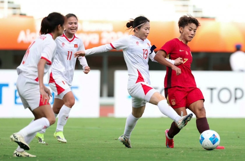 vietnam exit asiad women s football after late extra-time loss to china picture 1