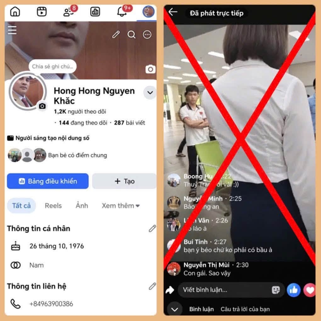 bat khan cap doi tuong livestream gay roi tai benh vien o phu tho hinh anh 2