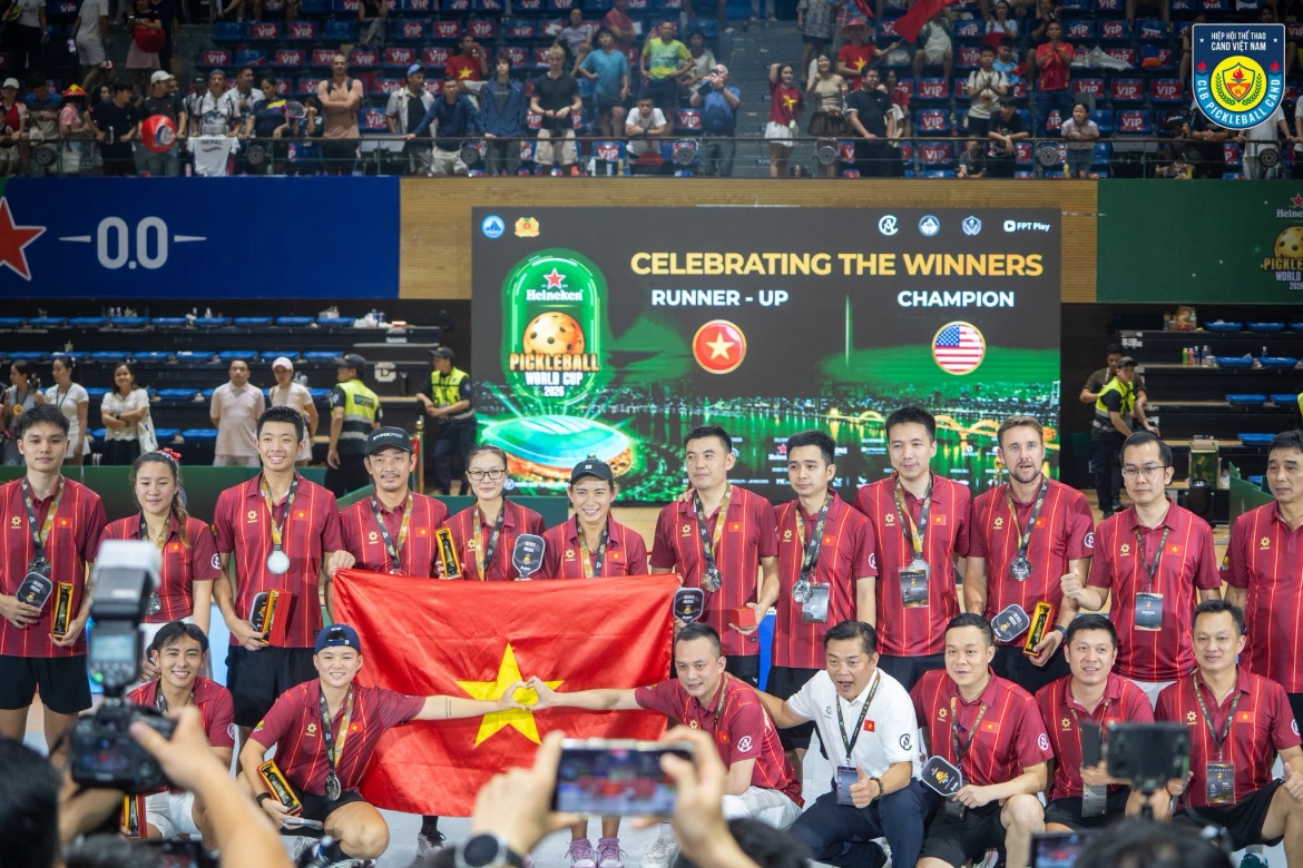 CLB Pickleball CAND: Bệ phóng nòng cốt đưa Pickleball Việt Nam vươn tầm World Cup