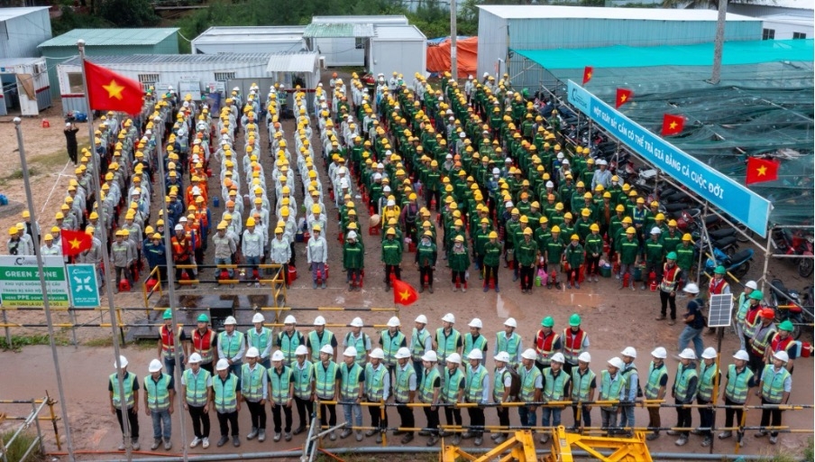 Giữ nhịp thi công xuyên kỳ nghỉ Quốc khánh trên đại công trường APEC Phú Quốc