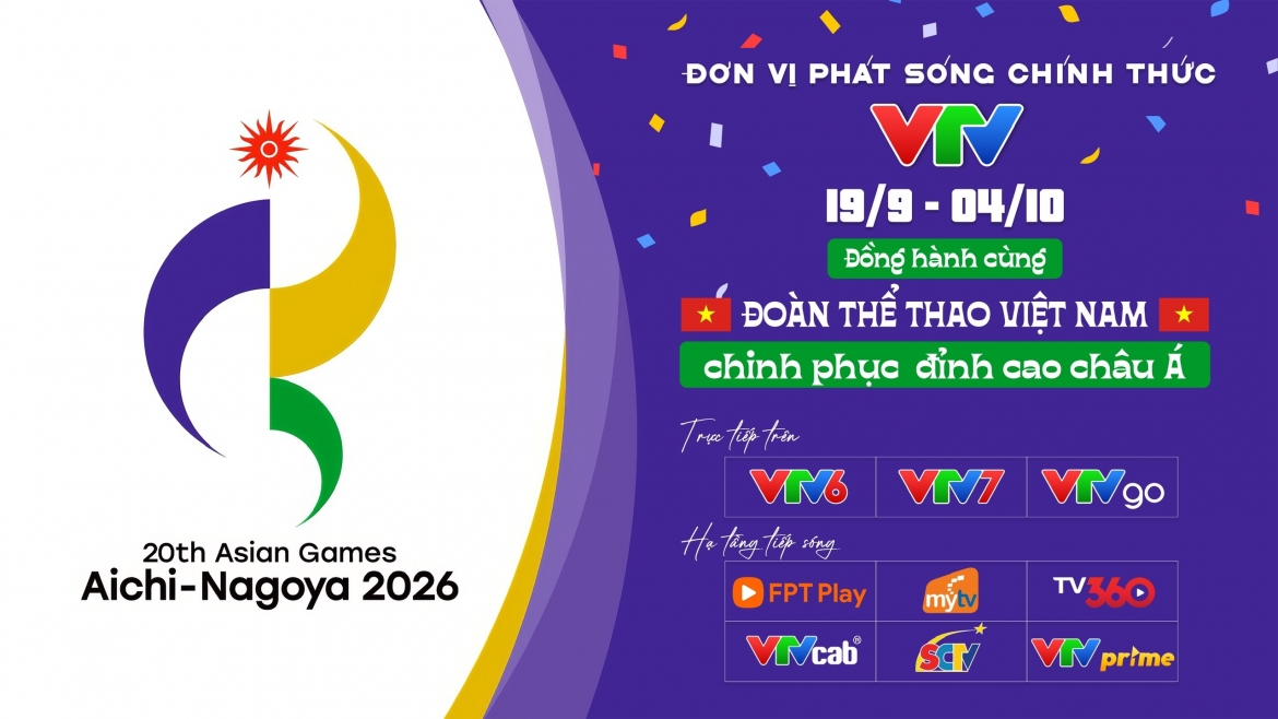 vtv chinh thuc so huu ban quyen asiad 2026 hinh anh 1
