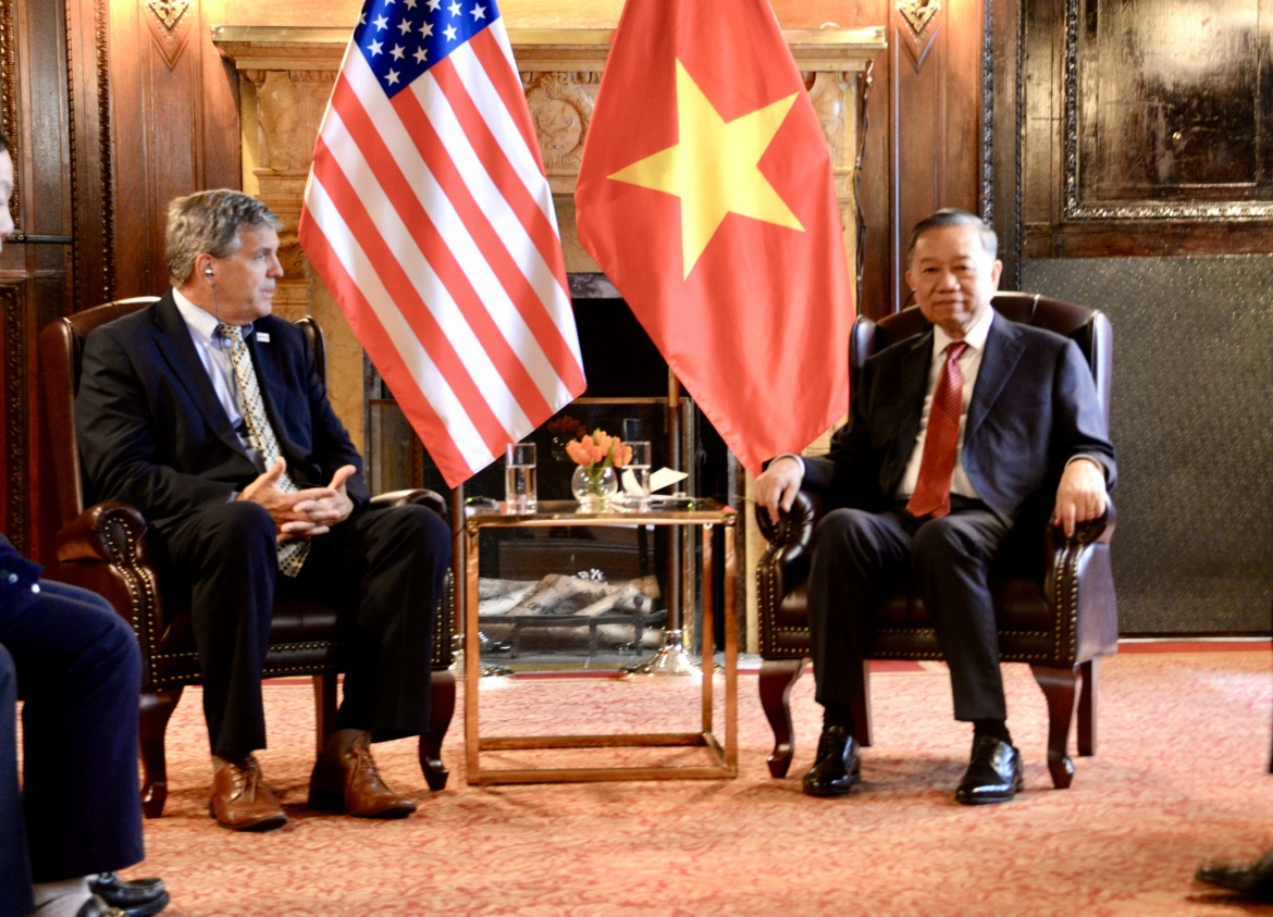 Tổng Bí thư, Chủ tịch nước Tô Lâm tiếp ông Thomas R. Hardy, quyền Giám đốc USTDA