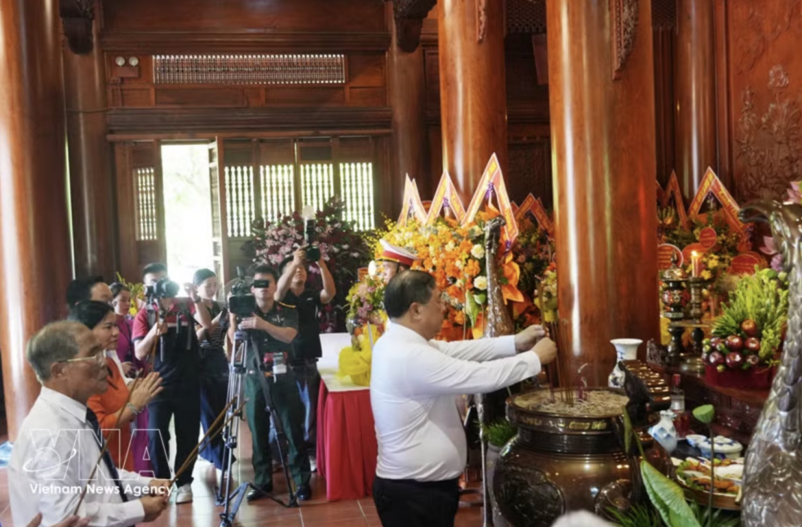 president ho chi minh s hometown holds ceremony marking his 57th death anniversary picture 1