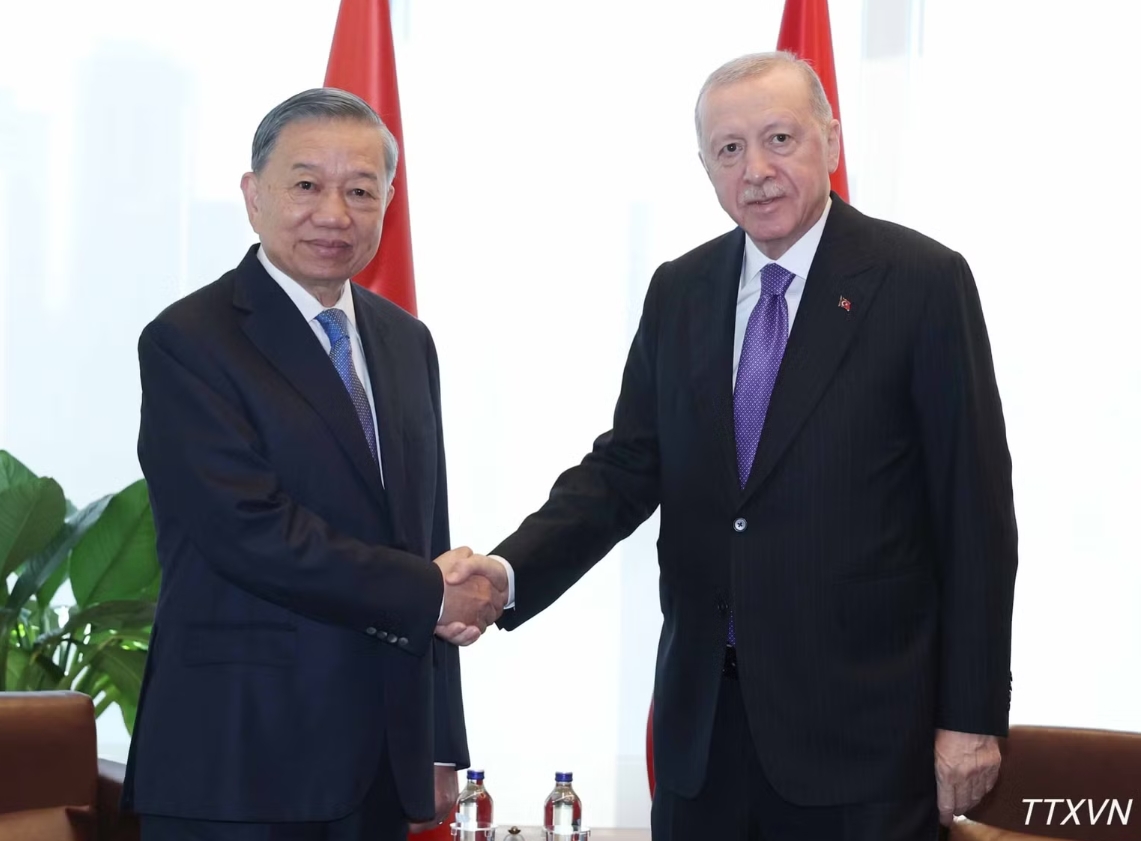 tong bi thu, chu tich nuoc to lam gap tong thong tho nhi ky tayyip erdogan hinh anh 1