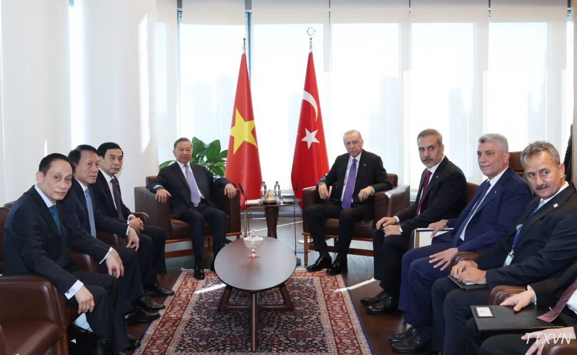 Tổng Bí thư, Chủ tịch nước Tô Lâm gặp Tổng thống Thổ Nhĩ Kỳ Tayyip Erdogan