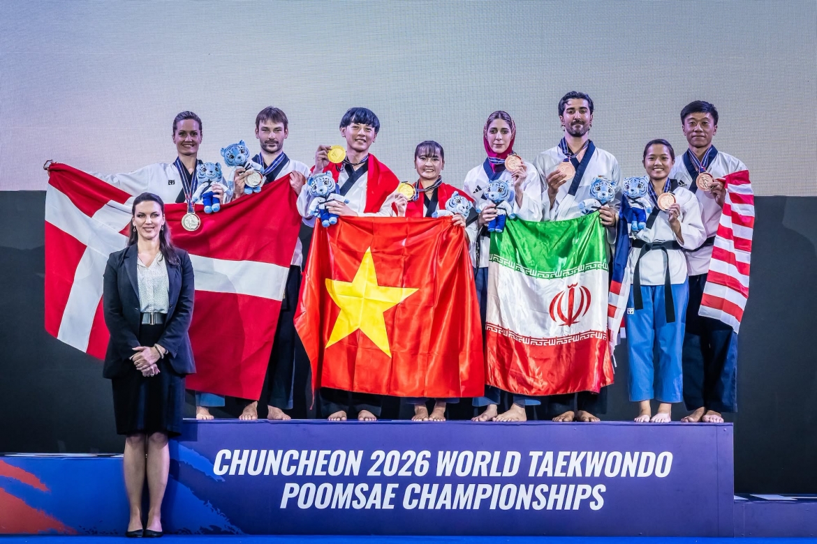 vietnam finishes fifth overall at world taekwondo poomsae championships picture 1