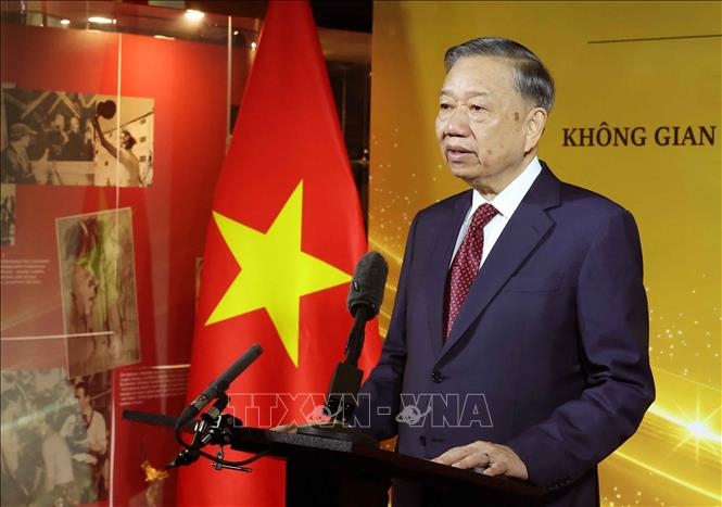 tong bi thu, chu tich nuoc to lam du khai truong khong gian di san va ket noi van hoa viet - nga hinh anh 2