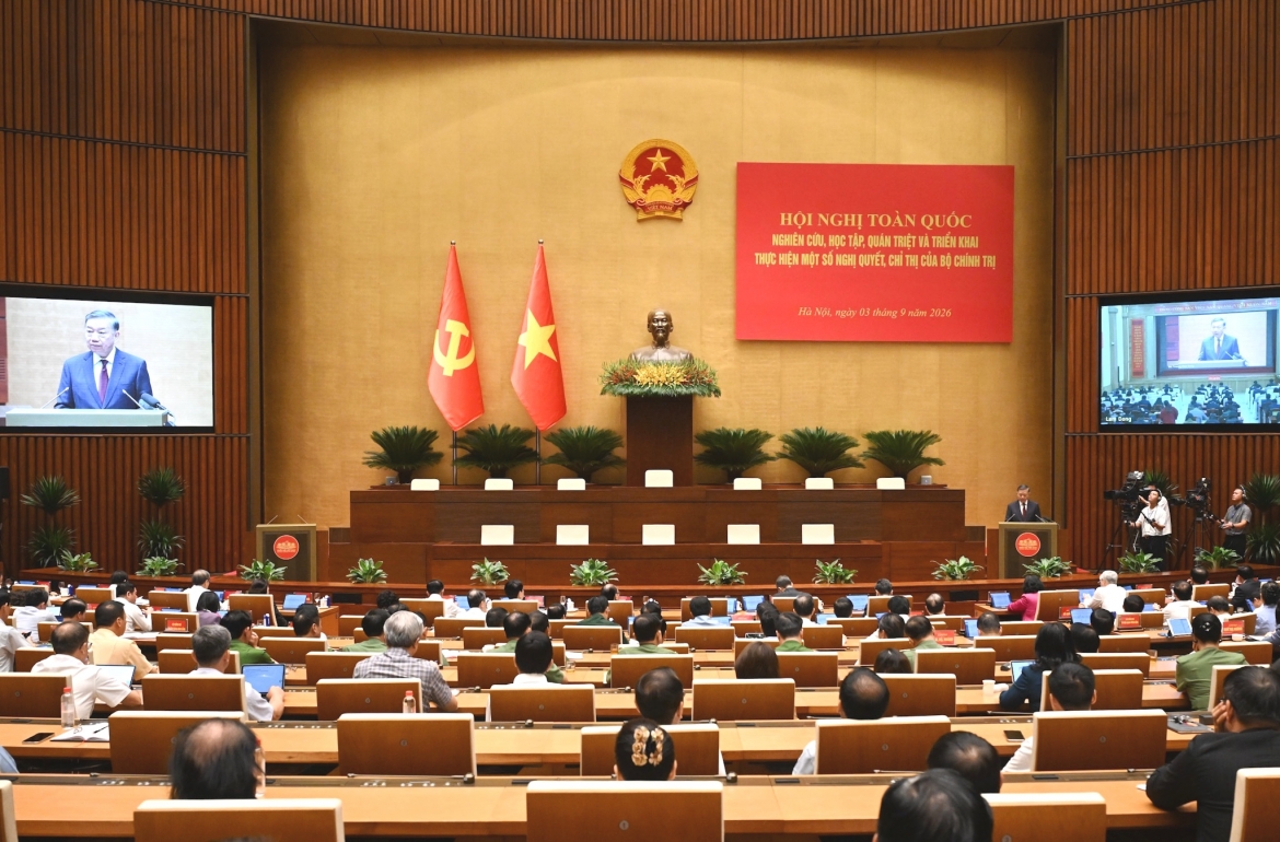 Phát biểu của Tổng Bí thư, Chủ tịch nước Tô Lâm tại hội nghị quán triệt nghị quyết của Bộ Chính trị