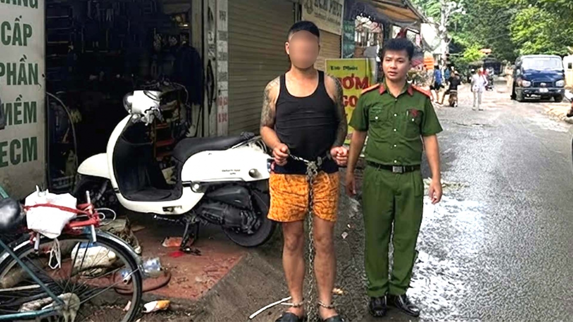khoi to 3 doi tuong trom cap xe may, tang tru ma tuy o ha noi hinh anh 1