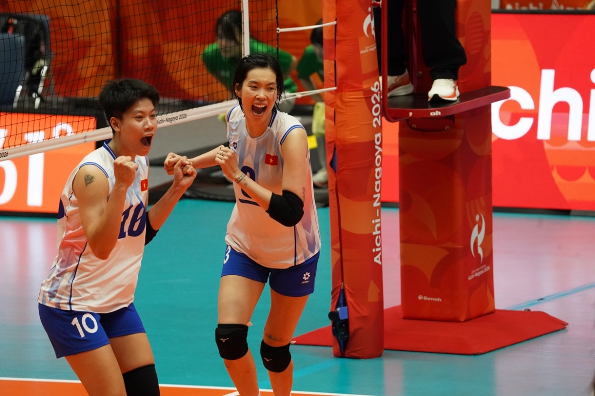 truc tiep bong chuyen nu viet nam 1-2 han quoc asiad 2026 hinh anh 2