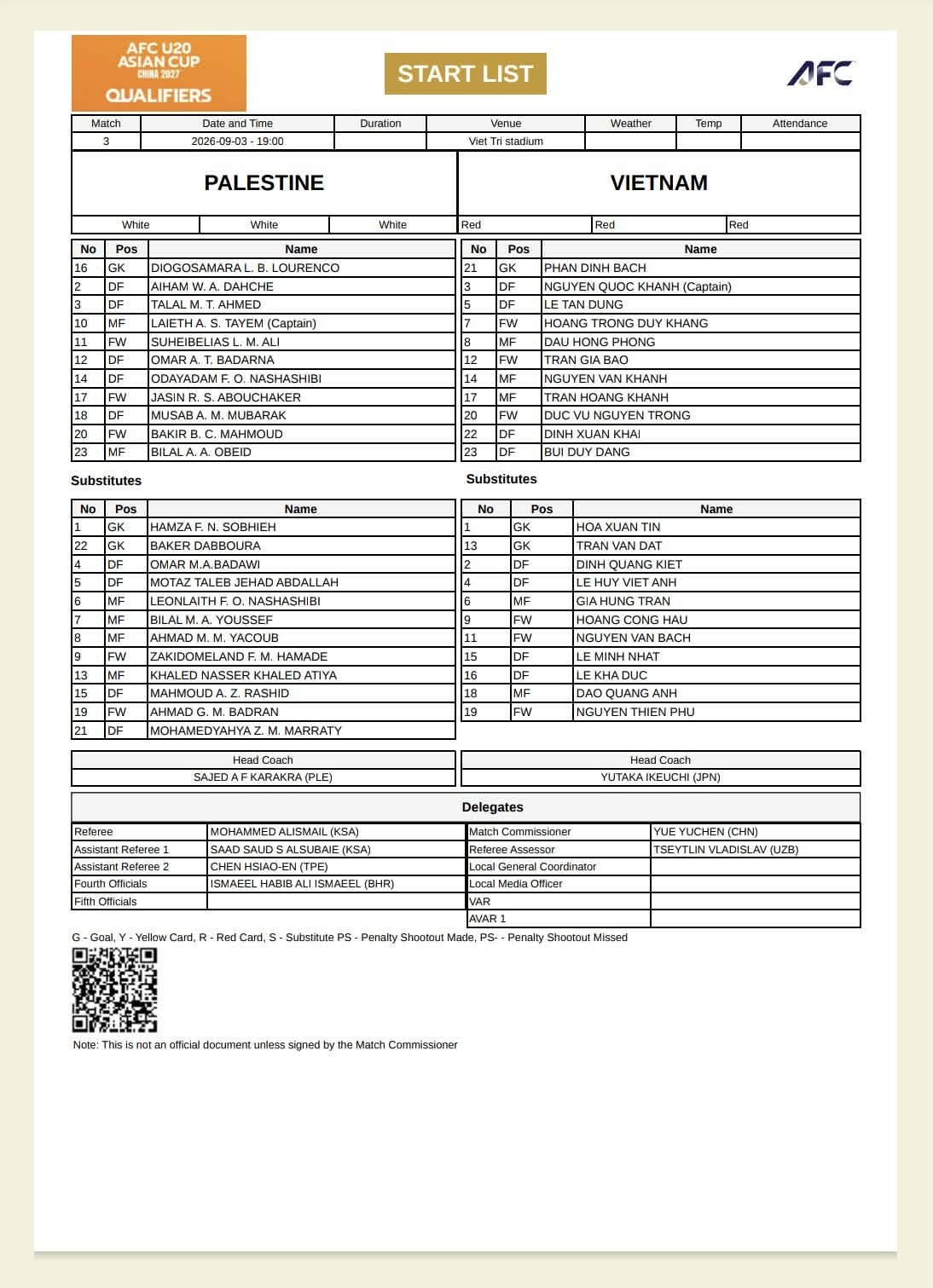 truc tiep u20 viet nam 0-1 u20 palestine vong loai u20 chau A 2027 hinh anh 9