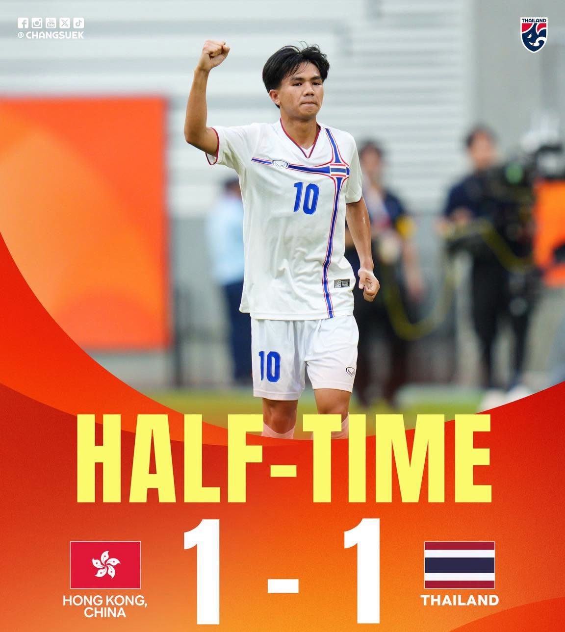 truc tiep u23 hong kong 1-3 u23 thai lan tien gan ve tu ket asiad 2026 hinh anh 6