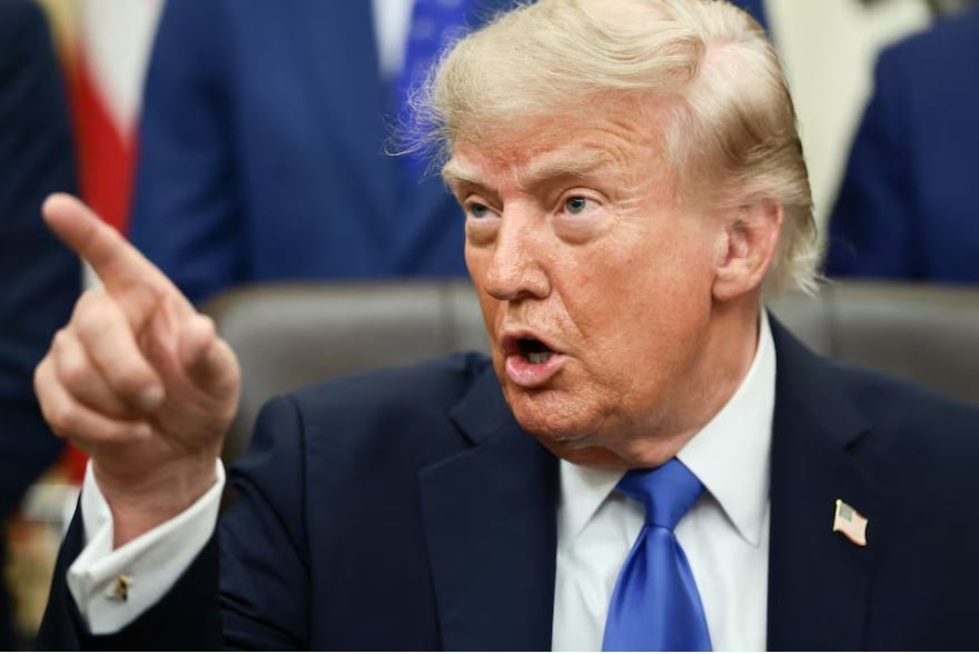 Ong trump canh bao cung ran my san sang danh iran lan nua hinh anh 1
