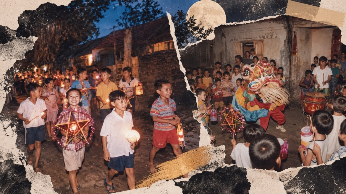 Nhớ Trung thu xưa: Khi “mạng xã hội” là những con ngõ