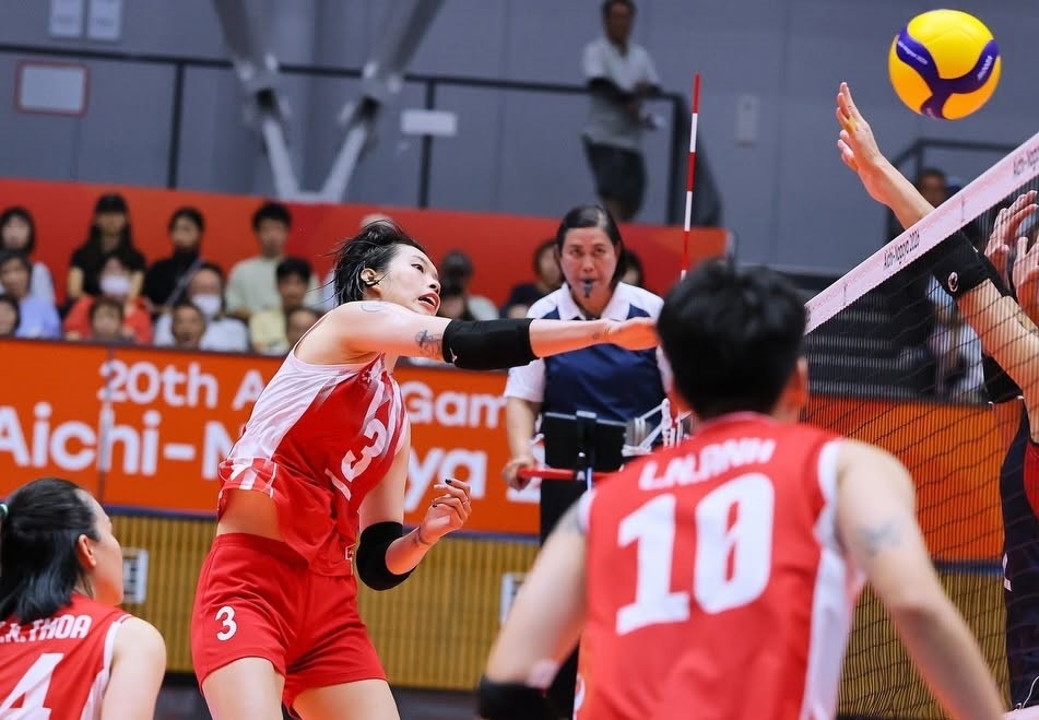 truc tiep bong chuyen nu viet nam 0-2 trung quoc bong chuyen nu asiad 2026 hinh anh 2