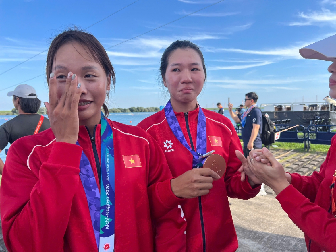 VĐV Việt Nam bật khóc, kể lại nỗ lực thi đấu tới kiệt sức vì huy chương ASIAD 2026