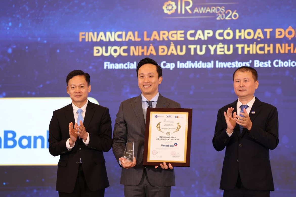 VietinBank năm thứ 4 liên tiếp được vinh danh về hoạt động IR