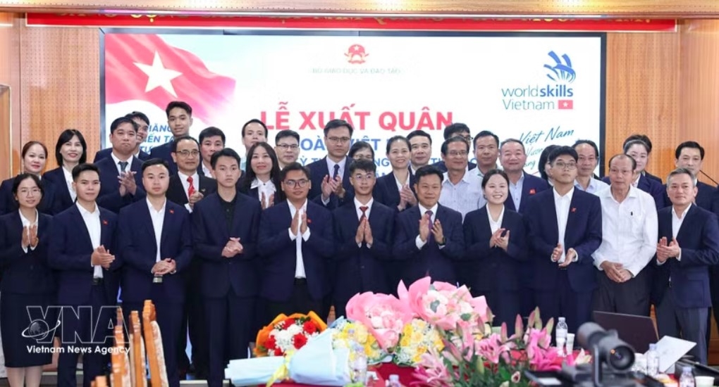 vietnamese delegation departs for 48th worldskills competition in china picture 1