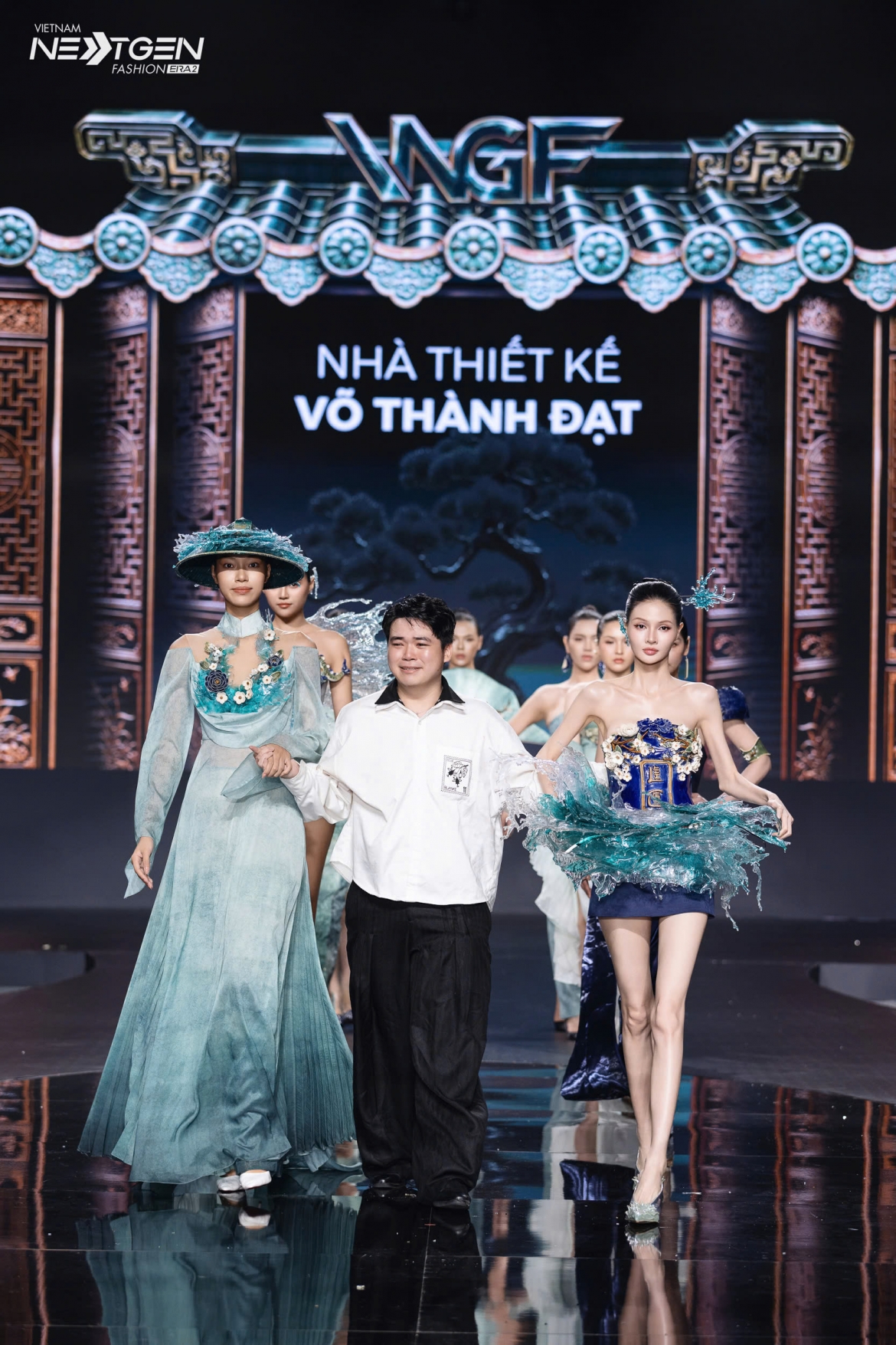 lan khue hoa quy co co do, hoa hau quynh anh lam co dau tren san dien hinh anh 15
