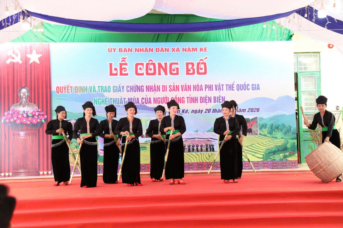 Dien bien nghe thuat mua cua nguoi cong la di san van hoa phi vat the quoc gia hinh anh 2