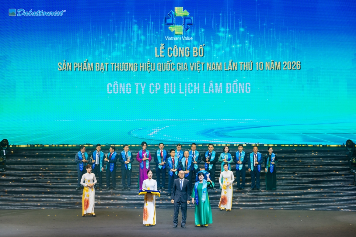 cong ty cp du lich lam Dong 4 lan lien tiep dat thuong hieu quoc gia viet nam hinh anh 2