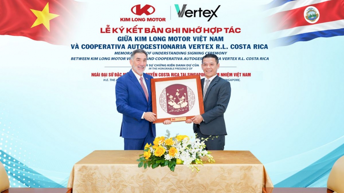 kim long motor mo co hoi dua o to viet den costa rica va trung my hinh anh 3