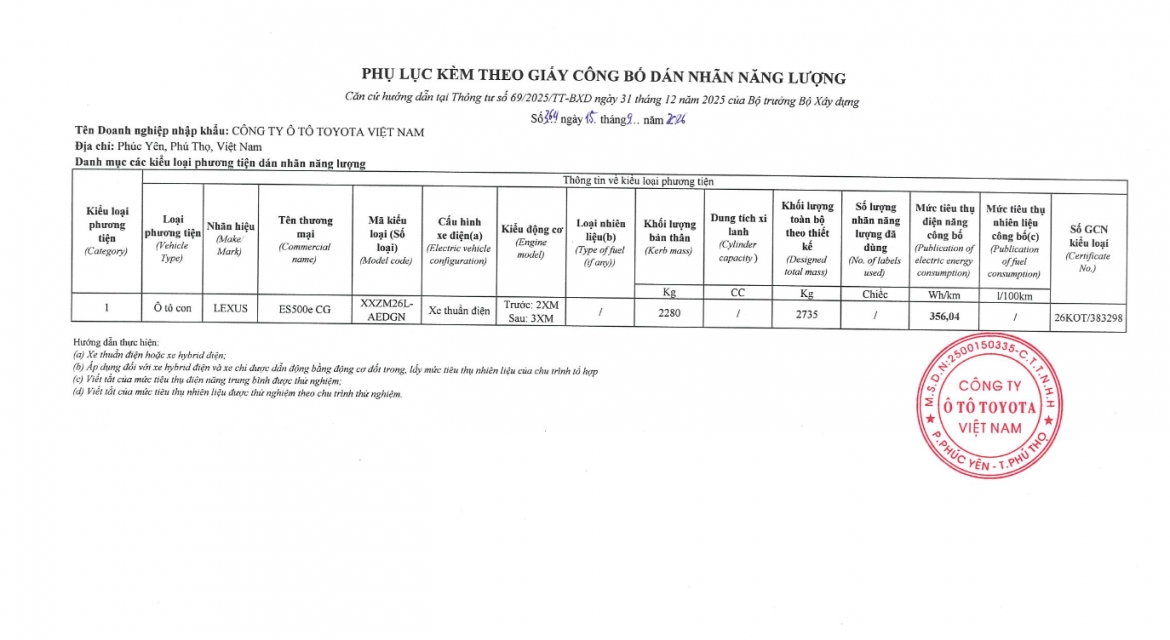 thong so ky thuat lexus es50e sap ra mat tai viet nam hinh anh 2