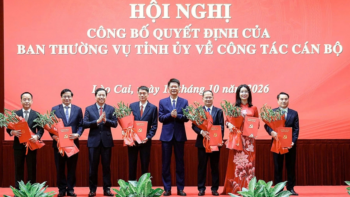 ban thuong vu tinh uy lao cai dieu dong, phan cong loat can bo tinh ve co so hinh anh 3