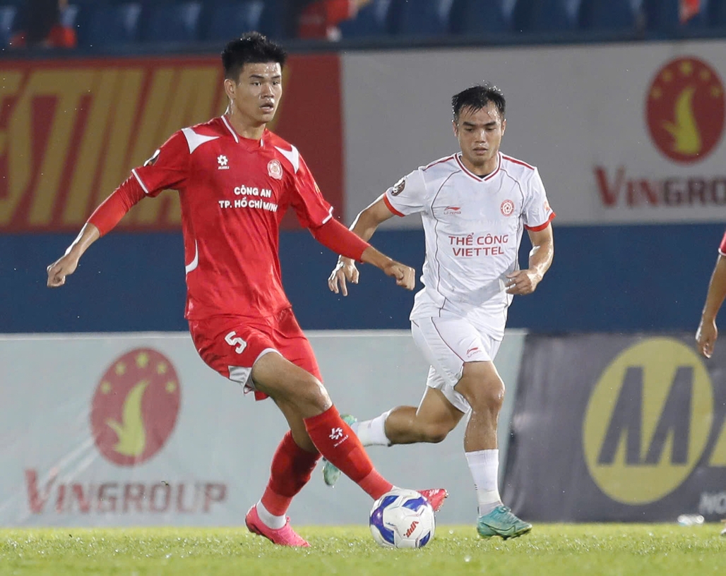 truc tiep ca tp.hcm 1-0 the cong viettel olaha manh Duc ghi ban mo ti so hinh anh 7
