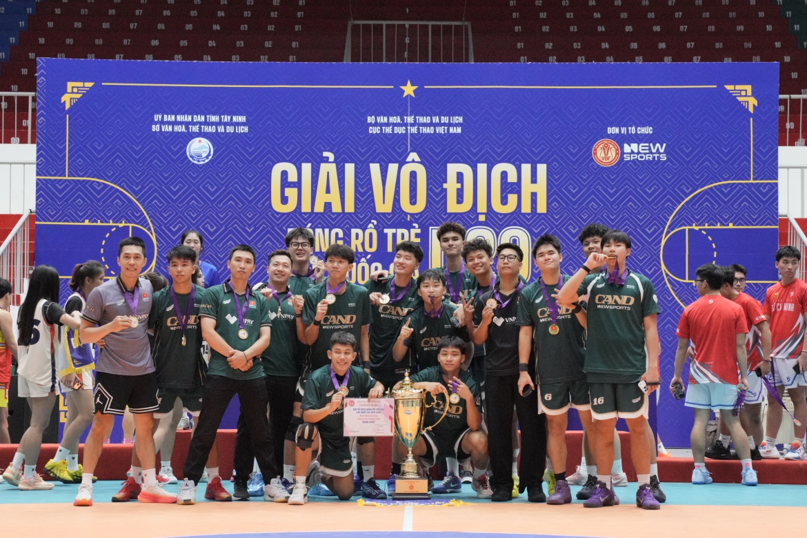 U20 CLB Bóng rổ Công an nhân dân by VNPAY vô địch U20 Quốc gia 2026