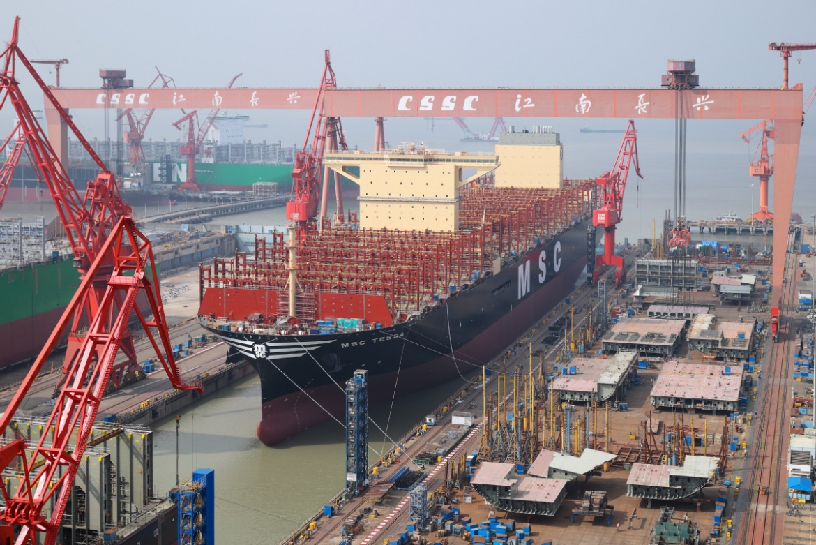 Trung Quốc nhận hơn 80% đơn hàng đóng tàu mới toàn cầu