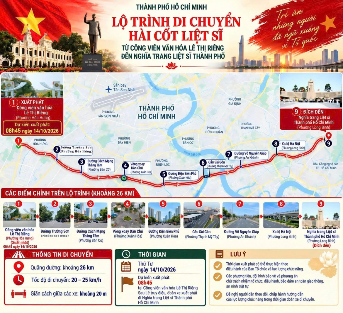 le vieng, truy dieu va an tang hai cot liet si tai cong vien le thi rieng hinh anh 16