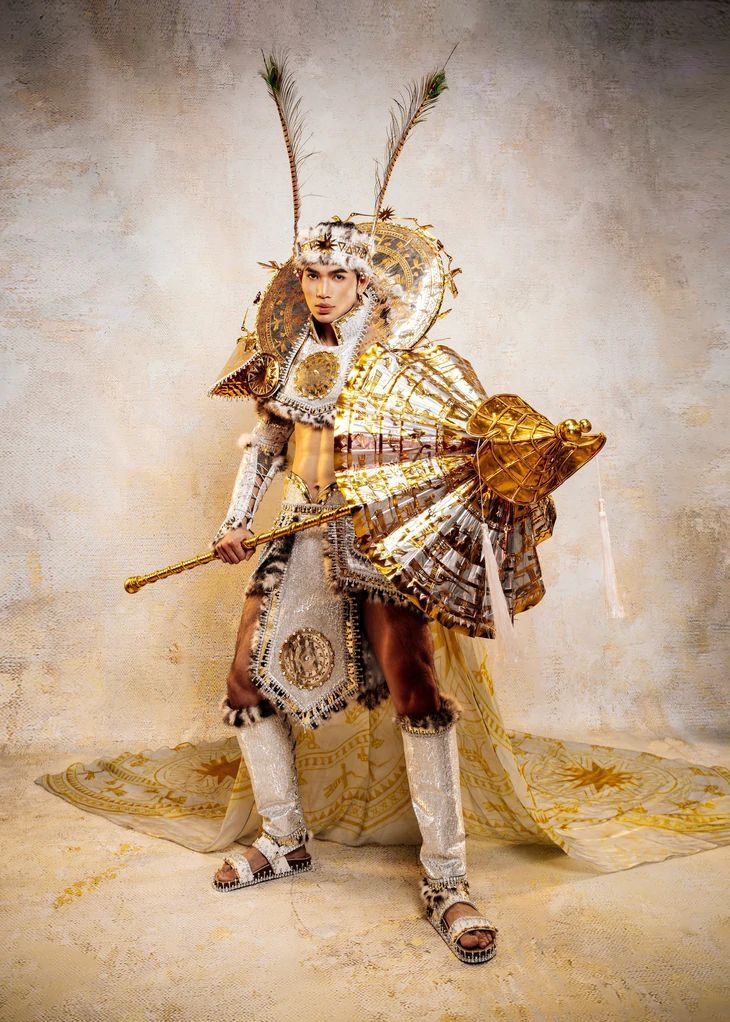 trong hieu brings chu dong tu-inspired national costume to mister global 2026 picture 1