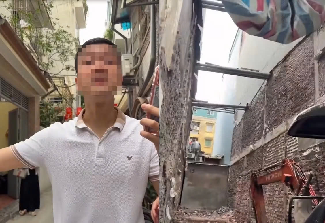 sau clip chu nha quyt tien pha do cong trinh o ha noi, chinh quyen vao cuoc hinh anh 1
