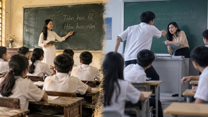 Vì sao những thế hệ trước không có chuyện trò đánh thầy?